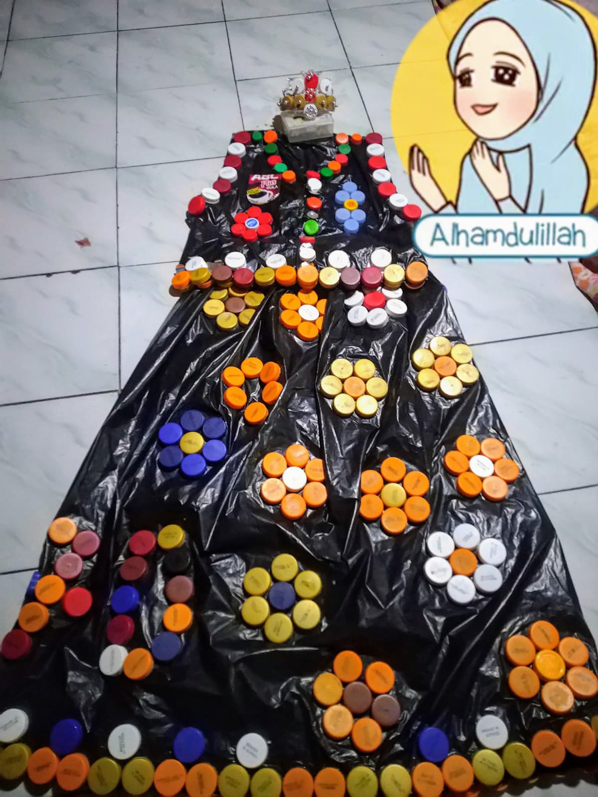 Baju Karnaval tutup Botol