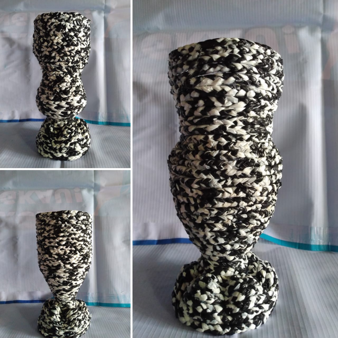 Vas Bunga Botol Lilit Kresek