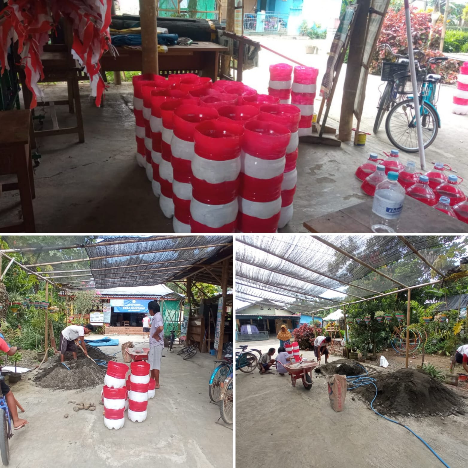 Tempat Tiang Bendera dan Pot